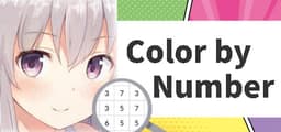 Anime Manga Style Girl - Color By Number Pixel Art Coloring