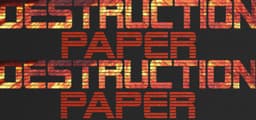 Destruction  Paper
