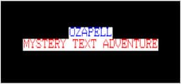 Ozapell Mystery Text Adventure
